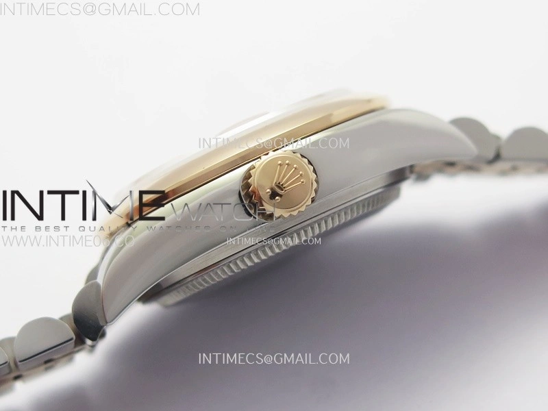 Datejust 28mm 279171 Smooth Bezel SS RG APSF Best Edition RG Dial Crystals Markers on SS Jubilee Bracelet NH05