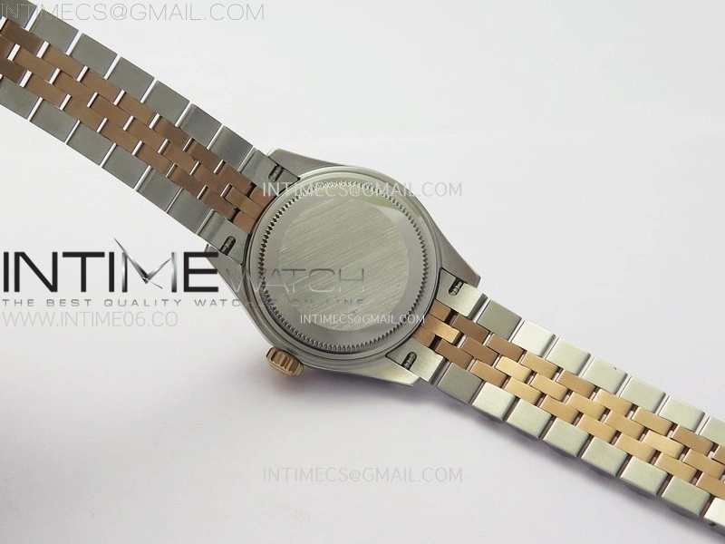 Datejust 28mm 279171 Smooth Bezel SS RG APSF Best Edition RG Dial Crystals Markers on SS Jubilee Bracelet NH05