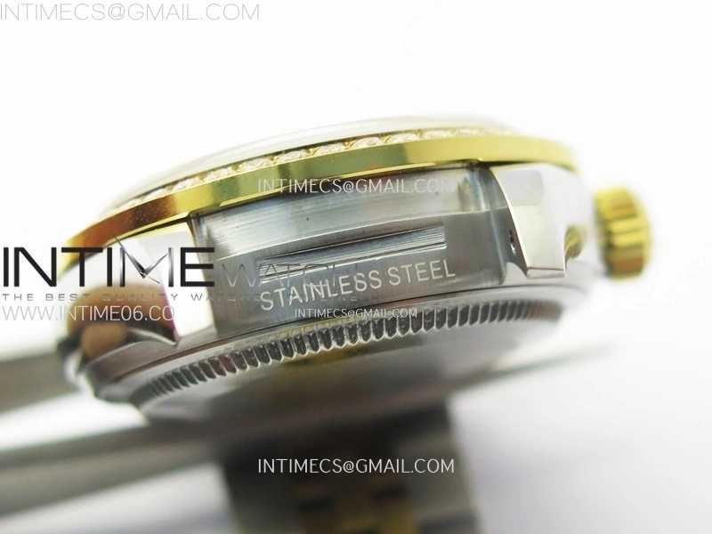 Datejust 28mm 279173 Smooth Bezel SS YG APSF Best Edition Green Dial Crystals Markers on Jubilee Bracelet NH05