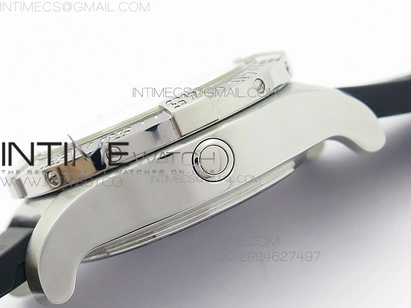 Seawolf SS 1:1 Best Edition SuperLumed Yellow Dial Sticks Markers on Rubber Strap A2824