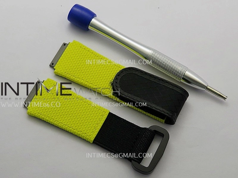 RM67-02 UAE Black NTPT Black Crown Umi Office 1:1 Beat Edition Black Red Green Skeleton Dial On Yellow Strap CRMA7 Clone V2