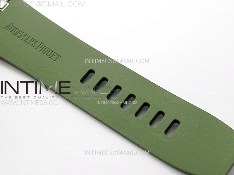 Royal Oak Offshore Diver 15720 APSF 1:1 Best Edition Green Dial on Green Rubber Strap SA4308