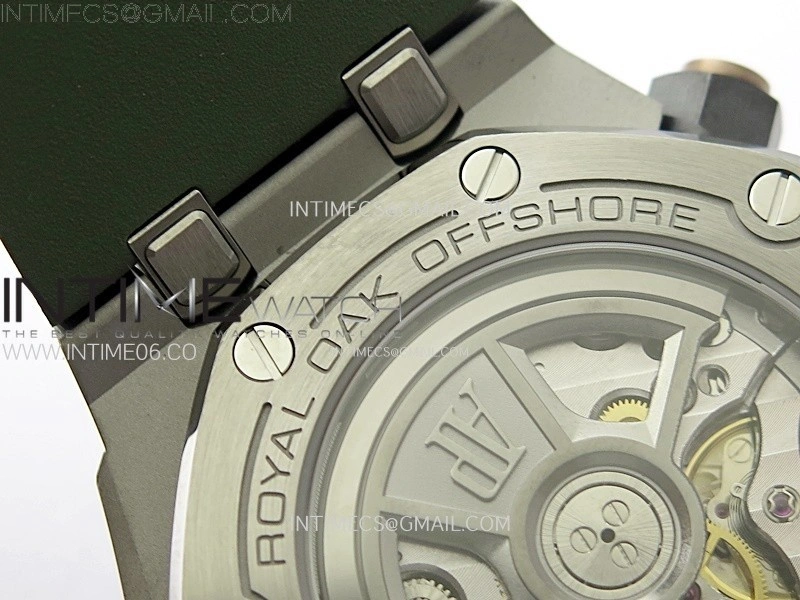 Royal Oak Offshore Diver 15720 APSF 1:1 Best Edition Green Dial on Green Rubber Strap SA4308