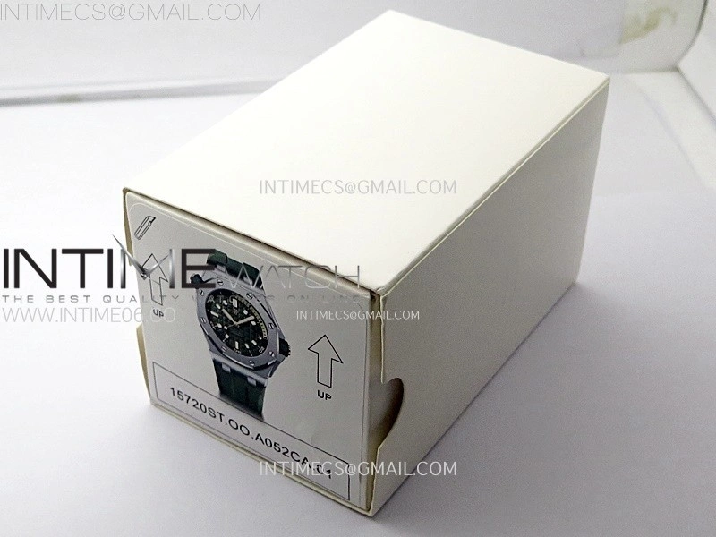 Royal Oak Offshore Diver 15720 APSF 1:1 Best Edition Green Dial on Green Rubber Strap SA4308