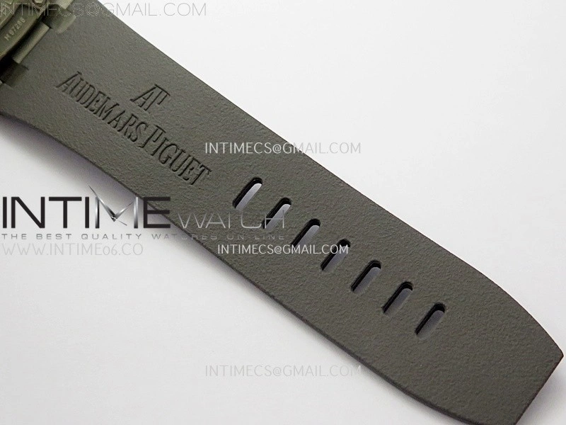 Royal Oak Offshore Schumacher SS TKF Best Edition Gray Black Dial on Gray Rubber Strap A3126