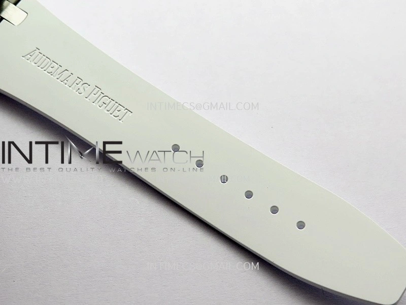 Royal Oak Offshore 37mm 26231 SS APSF 1:1 Best Edition White Dial On White Rubber Strap A2385