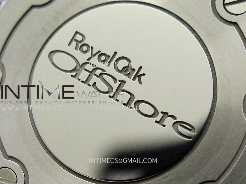 Royal Oak Offshore 37mm 26231 SS APSF 1:1 Best Edition White Dial On White Rubber Strap A2385