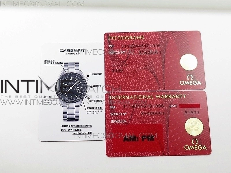 Racing Master Chronometer OMF 1:1 Best Edition Black Dial on Black Leather Strap A9300