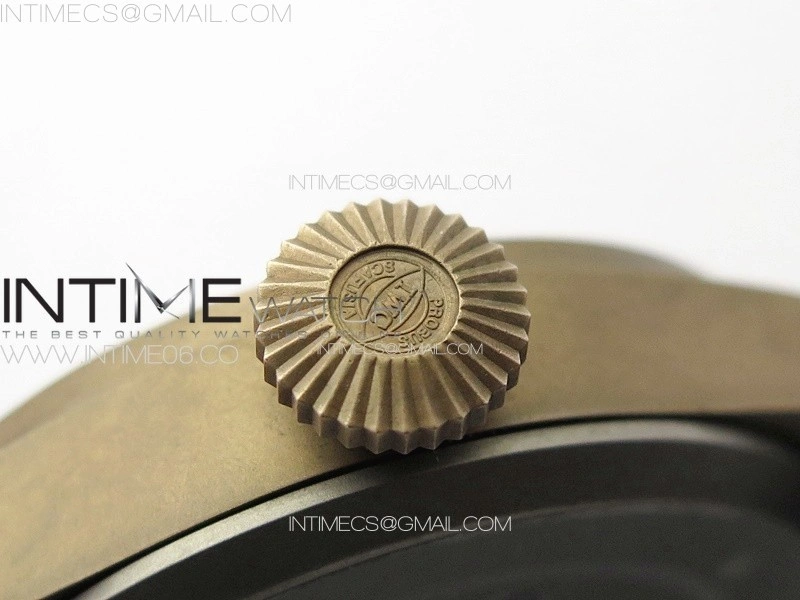 Big Pilot IW329702 Bronzo B12 Best Edition Green Dial on Brown Leather Strap A2824