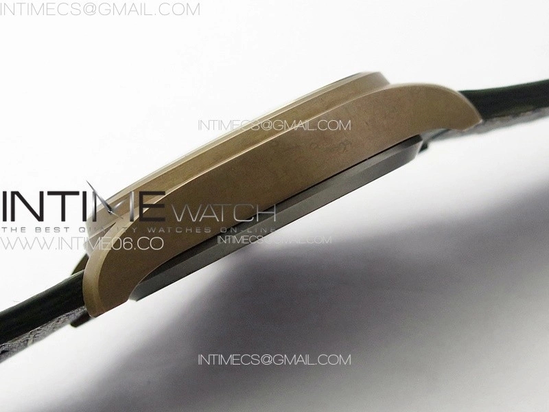 Big Pilot IW329702 Bronzo B12 Best Edition Green Dial on Brown Leather Strap A2824