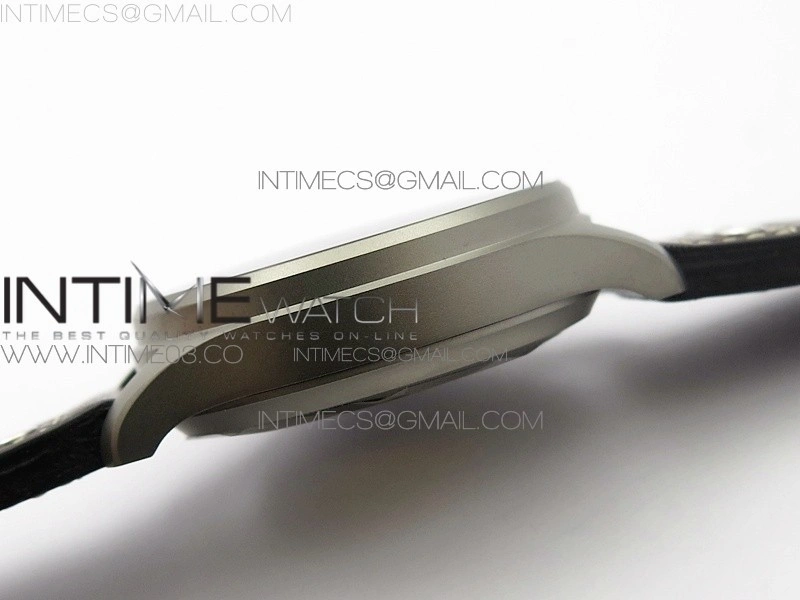 Big Pilot IW501004 TI AZF 1:1 Best Edition Black Dial on Brown Leather Strap A52110