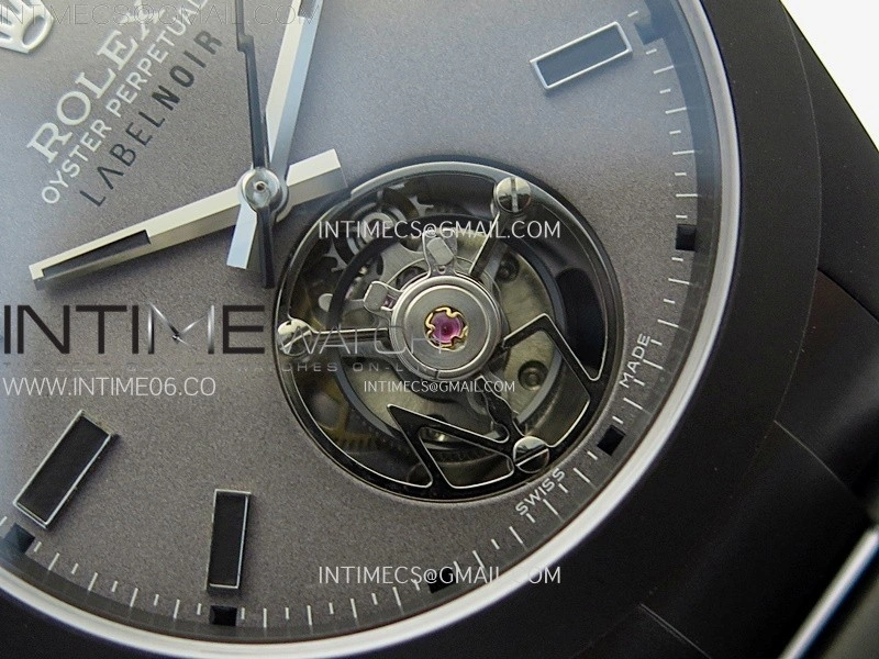 Milgauss Label noir DLC YSF Best Edition Gray Dial on DLC Bracelet Asian Tourbillon