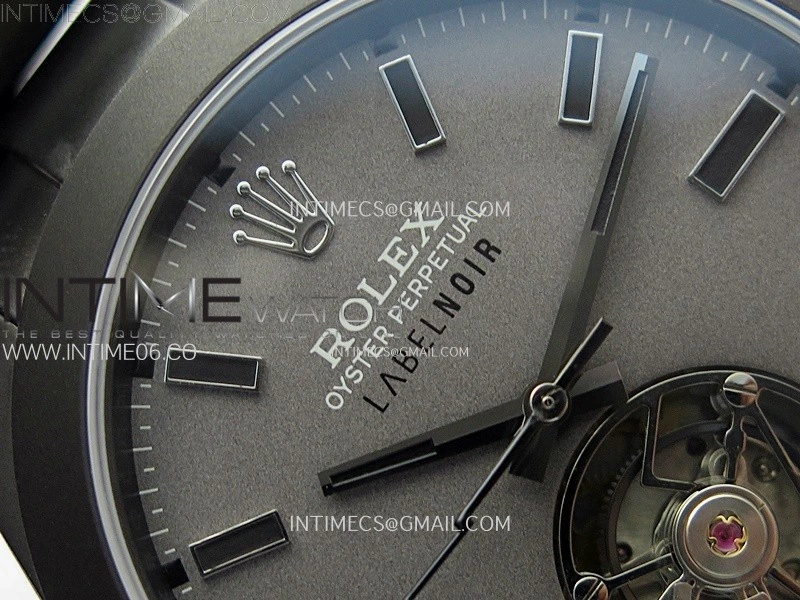 Milgauss Label noir DLC YSF Best Edition Gray Dial on DLC Bracelet Asian Tourbillon