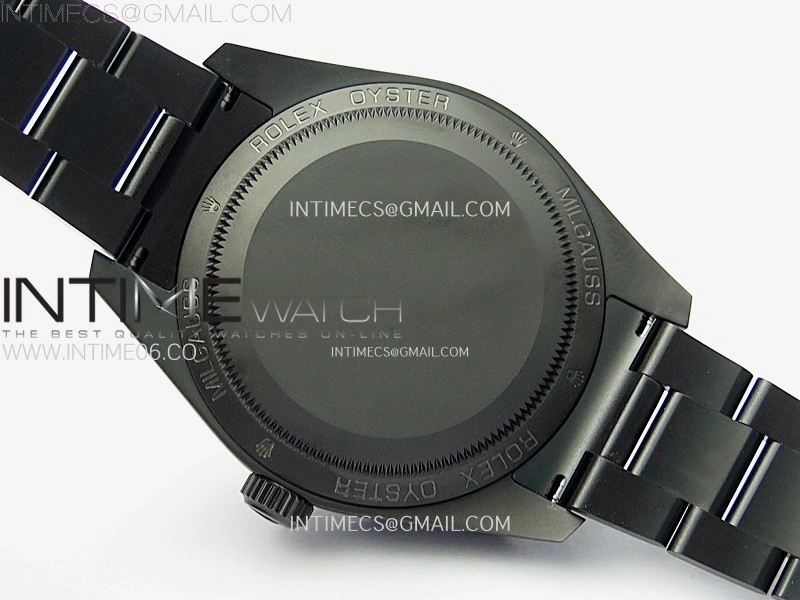 Milgauss Label noir DLC YSF Best Edition Gray Dial on DLC Bracelet Asian Tourbillon