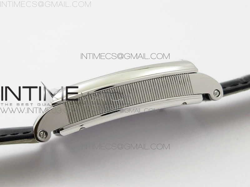 Heritage @12 big date SS HGF White Dial Black Roman Markers on Black Leather Strap A23J