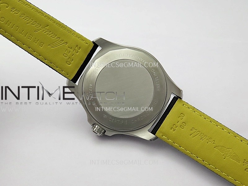 Avenger Chronometer 44mm SS B50 Best Version Green Dial On Black Leather Strap A2836