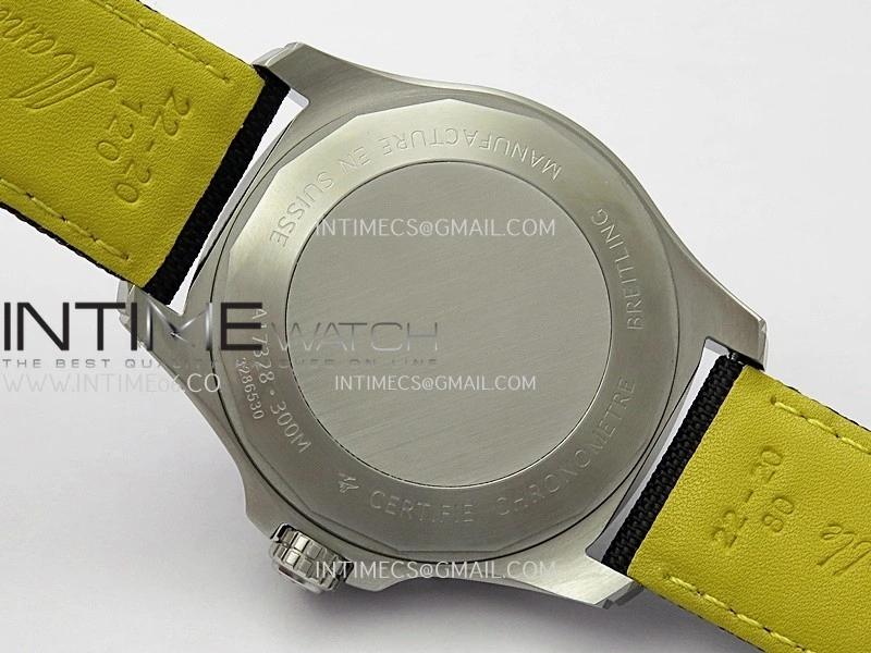 Avenger Chronometer 44mm SS B50 Best Version Green Dial On Black Leather Strap A2836