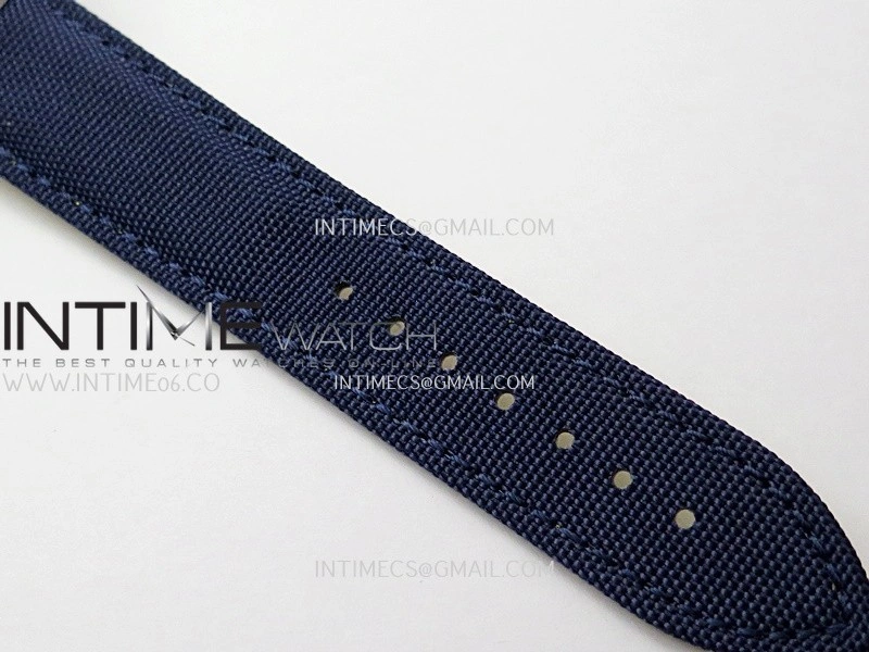 Avenger Chronometer 45mm SS B50F 1:1 Best Edition Blue Dial On Blue Nylon Strap A2824