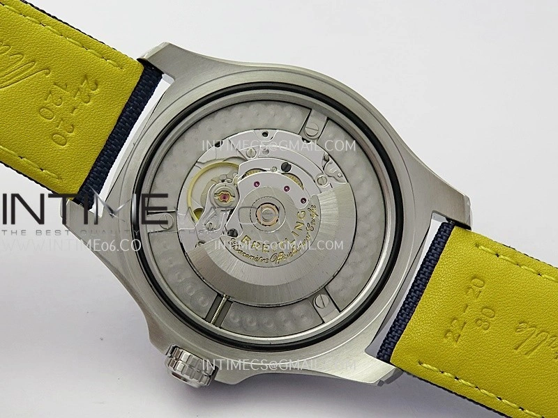 Avenger Chronometer 45mm SS B50F 1:1 Best Edition Blue Dial On Blue Nylon Strap A2824
