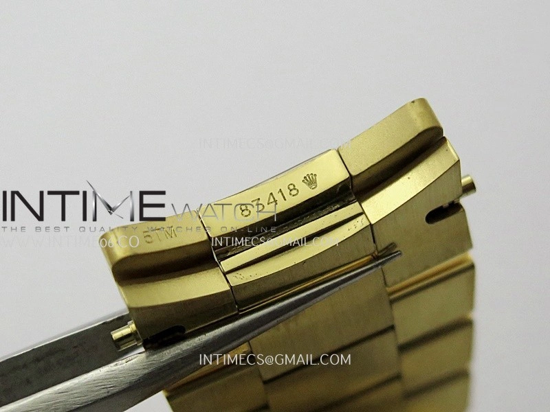 Day Date 40 YG 228238 THBF 1:1 Gain Weight Best Edition White MOP Dial T Diamond Marker on President Bracelet VR3255 V3