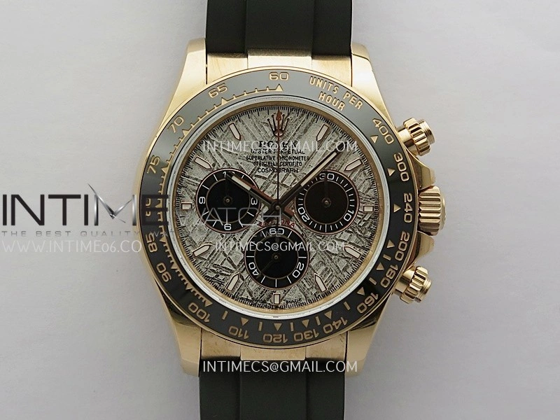 Daytona 126515 Gain Weight SWF 1:1 Best Edition Meteorite Dial Sticks Markers on Oysterflex Strap SH4131