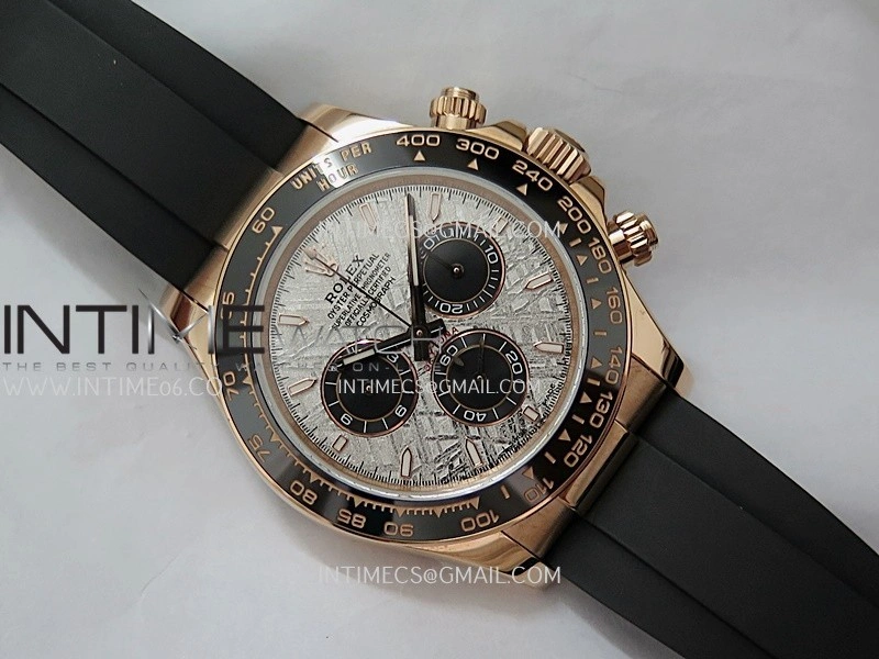 Daytona 126515 Gain Weight SWF 1:1 Best Edition Meteorite Dial Sticks Markers on Oysterflex Strap SH4131
