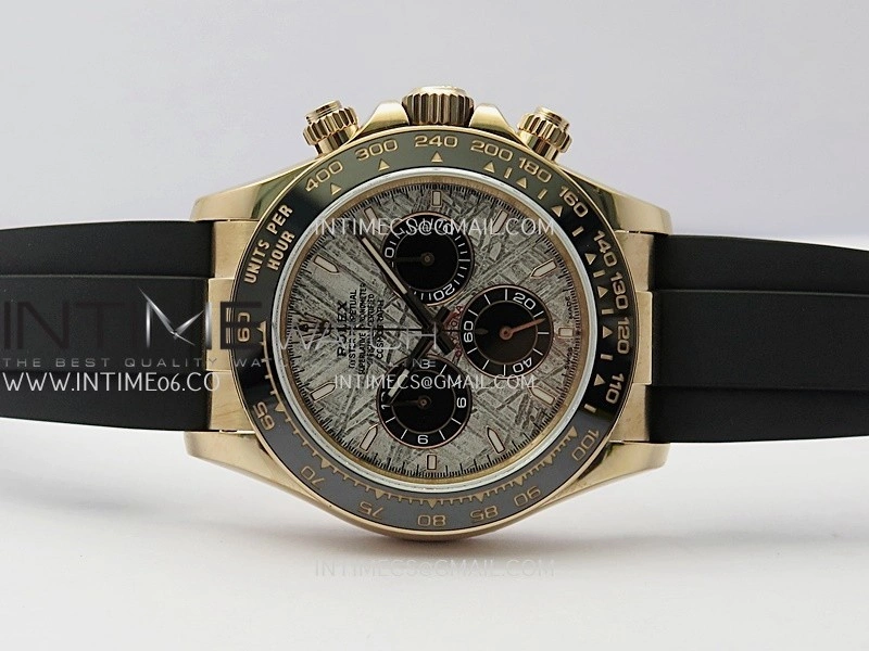 Daytona 126515 Gain Weight SWF 1:1 Best Edition Meteorite Dial Sticks Markers on Oysterflex Strap SH4131
