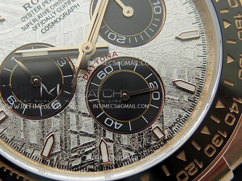 Daytona 126515 Gain Weight SWF 1:1 Best Edition Meteorite Dial Sticks Markers on Oysterflex Strap SH4131