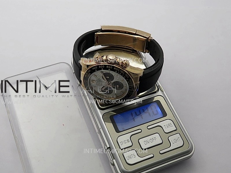 Daytona 126515 Gain Weight SWF 1:1 Best Edition Meteorite Dial Sticks Markers on Oysterflex Strap SH4131