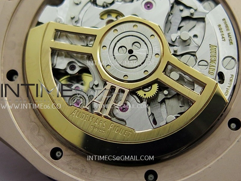 Royal Oak Chrono 26240 RG Gain Weight V2 DDF 1:1 Best Edition Silver Dial On Brown Leather Strap Super Clone DD4401