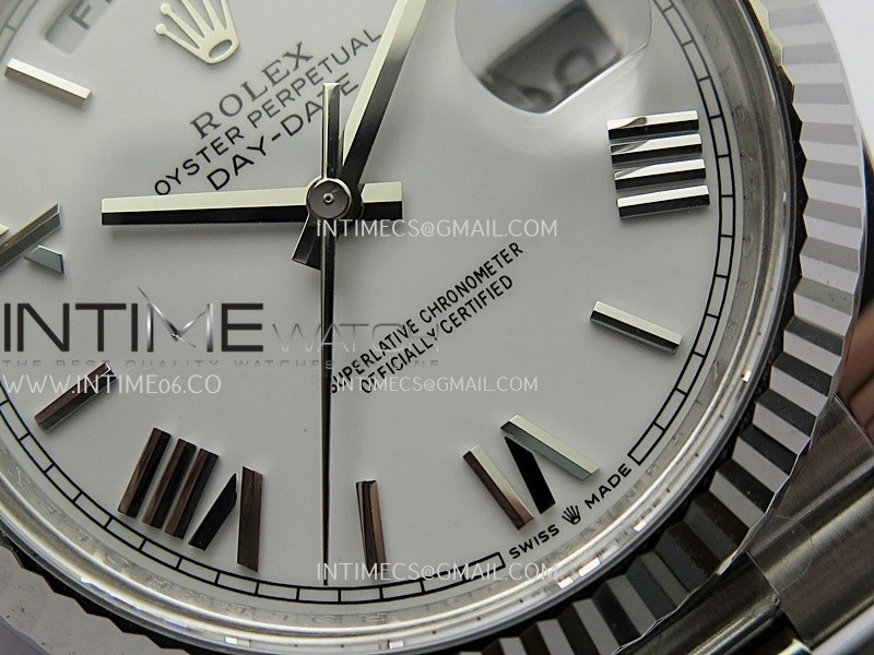 Day Date 228239 40mm Gain Weight V3 THBF 1:1 Best Edition White Dial Roman Marker On President Bracelet VR3255