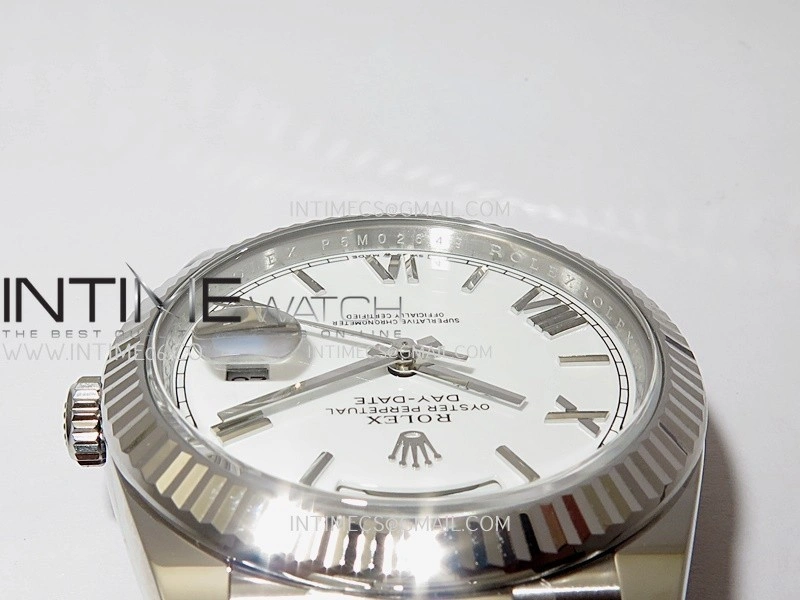 Day Date 228239 40mm Gain Weight V3 THBF 1:1 Best Edition White Dial Roman Marker On President Bracelet VR3255
