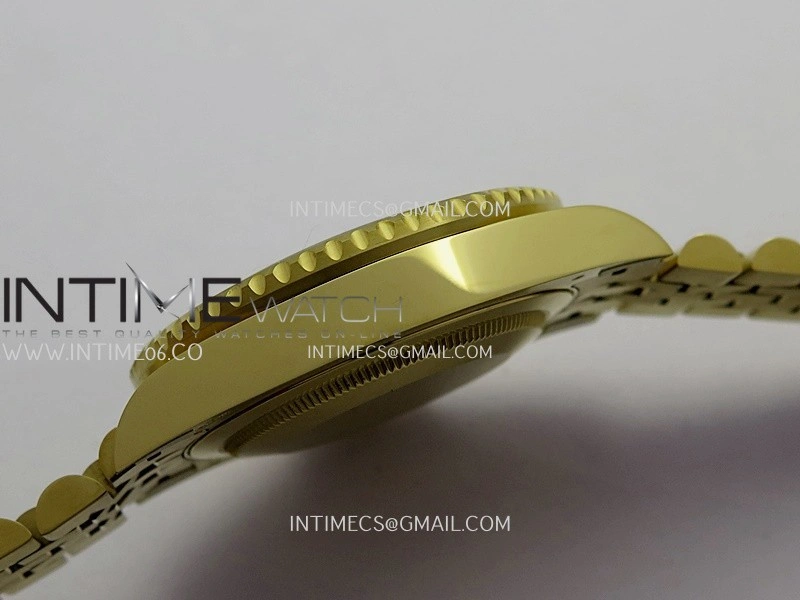 GMT Master II 126718 GRNR Gain Weight V4 Gold Factory 1:1 Best Edition Black Dial On YG Jubilee Bracelet SH3285 CHS