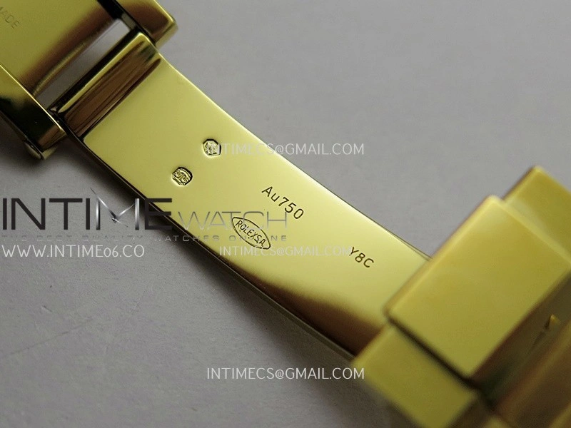 GMT Master II 126718 GRNR Gain Weight V4 Gold Factory 1:1 Best Edition Black Dial On YG Jubilee Bracelet SH3285 CHS