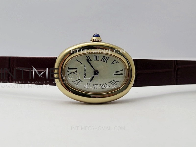 Baignoire Watch RG AF 1:1 Best Edition Silver Dial On Black Croco Strap RONDA Quartz
