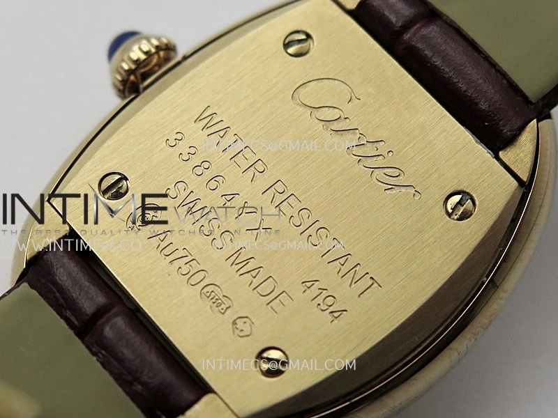 Baignoire Watch RG AF 1:1 Best Edition Silver Dial On Black Croco Strap RONDA Quartz