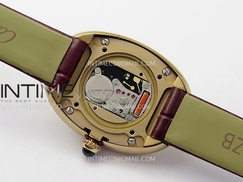 Baignoire Watch RG AF 1:1 Best Edition Silver Dial On Black Croco Strap RONDA Quartz