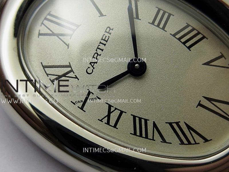 Baignoire Watch SS AF 1:1 Best Edition Silver Dial On Black Croco Strap RONDA Quartz