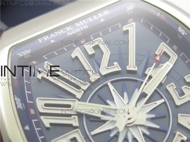 Vanguard V45 SS ZF Best Edition Blue Textured Dial on Blue Rubber Strap MIYOTA 9015