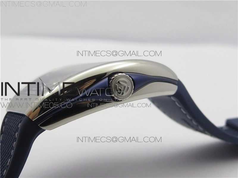 Vanguard V45 SS ZF Best Edition Blue Textured Dial on Blue Rubber Strap MIYOTA 9015