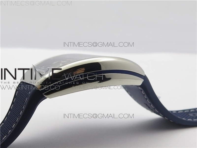 Vanguard V45 SS ZF Best Edition Blue Textured Dial on Blue Rubber Strap MIYOTA 9015