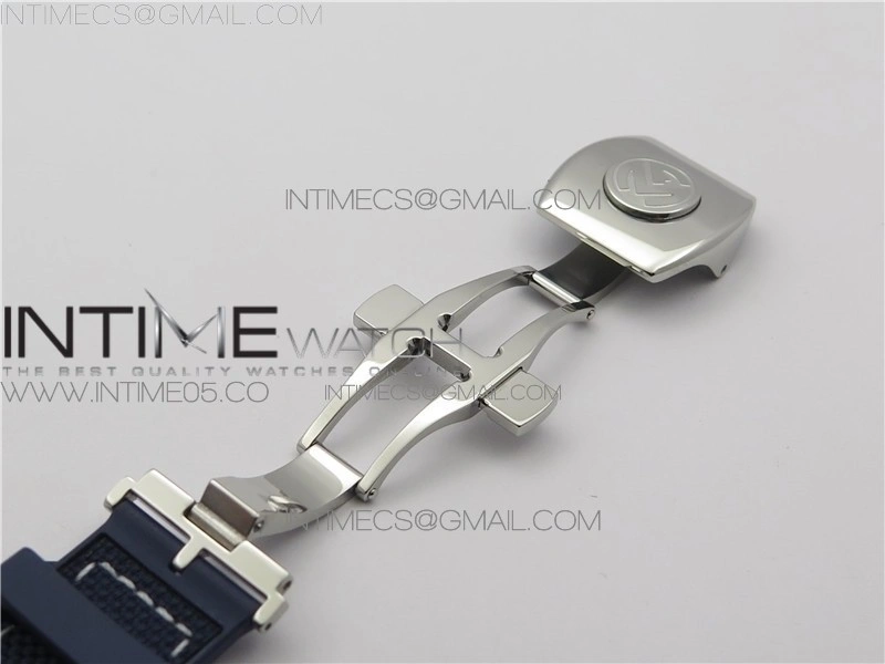 Vanguard V45 SS ZF Best Edition Blue Textured Dial on Blue Rubber Strap MIYOTA 9015