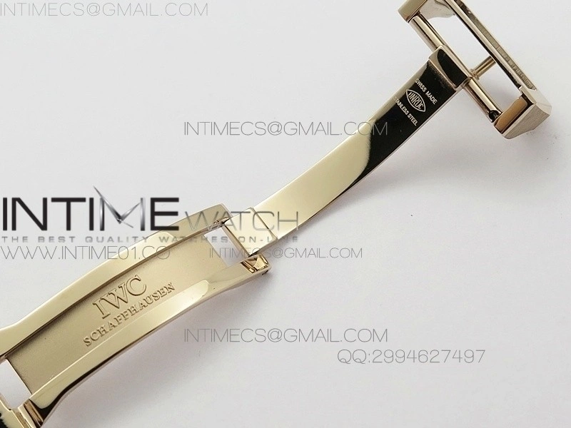 Portuguese IW371480 ZF V3 1:1 Best Edition RG White dial on Brown Leather Strap A79350