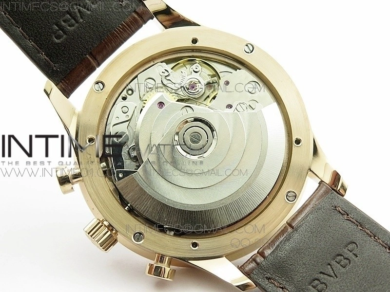 Portuguese IW371480 ZF V3 1:1 Best Edition RG White dial on Brown Leather Strap A79350