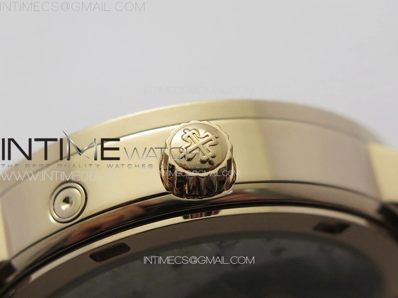 Calatrava 5057 Cortina Watch 50th Anniversary RG YSF 1:1 Best Edition White Dial on Black Leather Strap A240