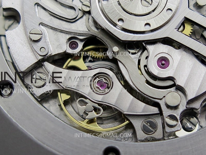 Royal Oak Chrono 26240 50th SS V2 DDF 1:1 Best Edition Silver Dial On White Rubber Strap Super Clone DD4401