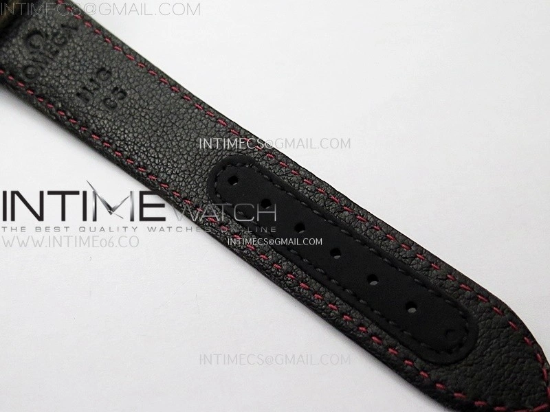 Speedmaster "Dark Side of The Moon" Real Ceramic N1F 1:1 Best Edition Black Dial on Brown Leather Strap A9300