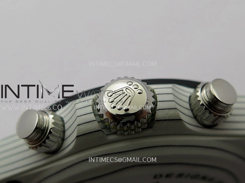 Daytona DIW White Carbon DIWF Best Edition Gray Dial Black Subdial On Black Nylon Strap A4801