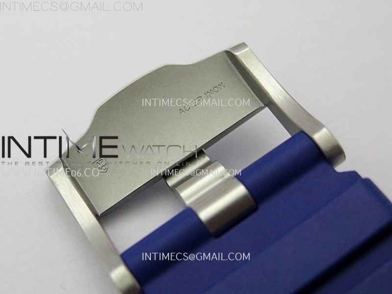 Royal Oak Offshore 44mm Black Ceramic TKF 1:1 Best Edition Blue Dial on Blue Rubber Strap A3126