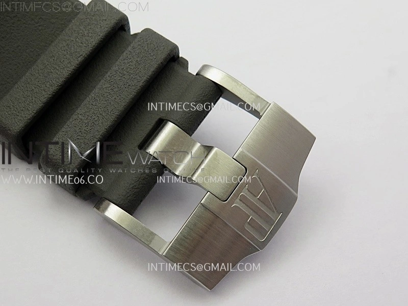 Royal Oak Offshore 44mm SS TKF Best Edition Gray Dial Ceramic Bezel on Gray Rubber Strap A3126